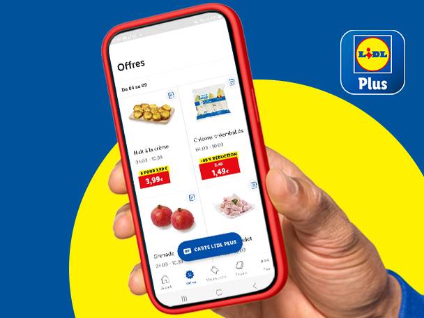 Téléchargez l’application Lidl Plus